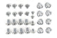 BUMPER BAR BOLT KIT 1965-1968