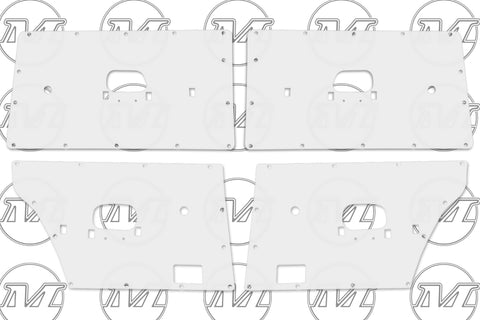 DOOR TRIM WATERSHIELDS XT-XY