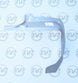 TAIL LIGHT PANEL BRACE 1969 FASTBACK RH