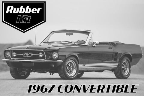 COMPLETE RUBBER KIT 1967 CONVERTIBLE