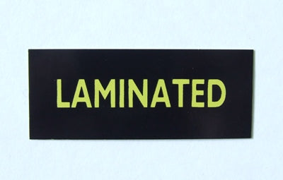 LAMINATED WINDSCREEN DECAL