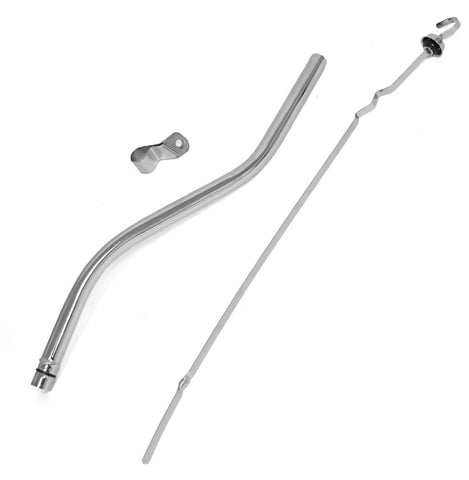 C4 TRANSMISSION DIP STICK TUBE & STICK CHROME 1964 - 1973