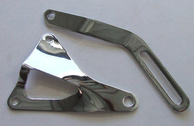 ALTERNATOR BRACKETS CHROME TO SUIT 289/302