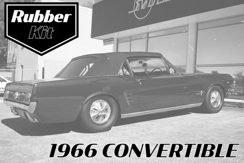 COMPLETE RUBBER KIT 1966 CONVERTIBLE