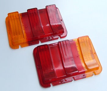 TAIL LIGHT LENS 1967-1968 WITH AMBER TURN LENS