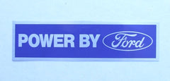POWER BY FORD DECAL