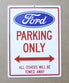 PARKING SIGN FORD