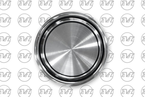 HUB CAP STAINLESS STEEL WHEEL CENTRE CAP SUIT 12 AND 5 SLOT WHEELS