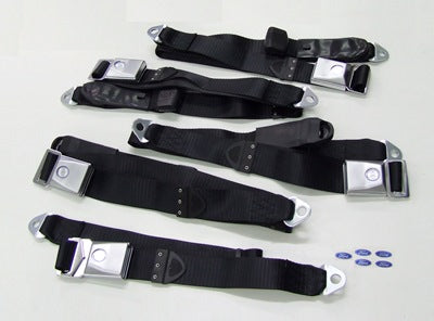 SEAT BELT SET XY FALCON BLACK (FOR SHOW PURPOSES ONLY)