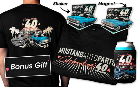 MUSTANG AUTO PARTS 40YR CELEBRATORY PACKAGE - FALCON 3XL