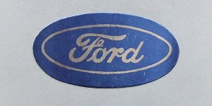 SEAT BELT BUCKLE DECAL (FORD O