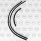 HEATER HOSE KIT XR-XY Proper 1/2 hose with flared 5/8 end CONCOURSE RIBBED RUBBER HOSE