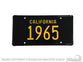 LICENCE PLATE 1965 CALIFORNIA