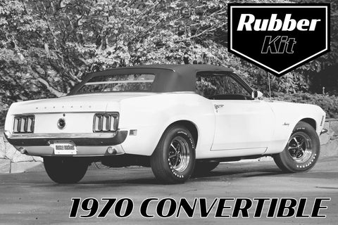 COMPLETE RUBBER KIT 1970 CONVERTIBLE