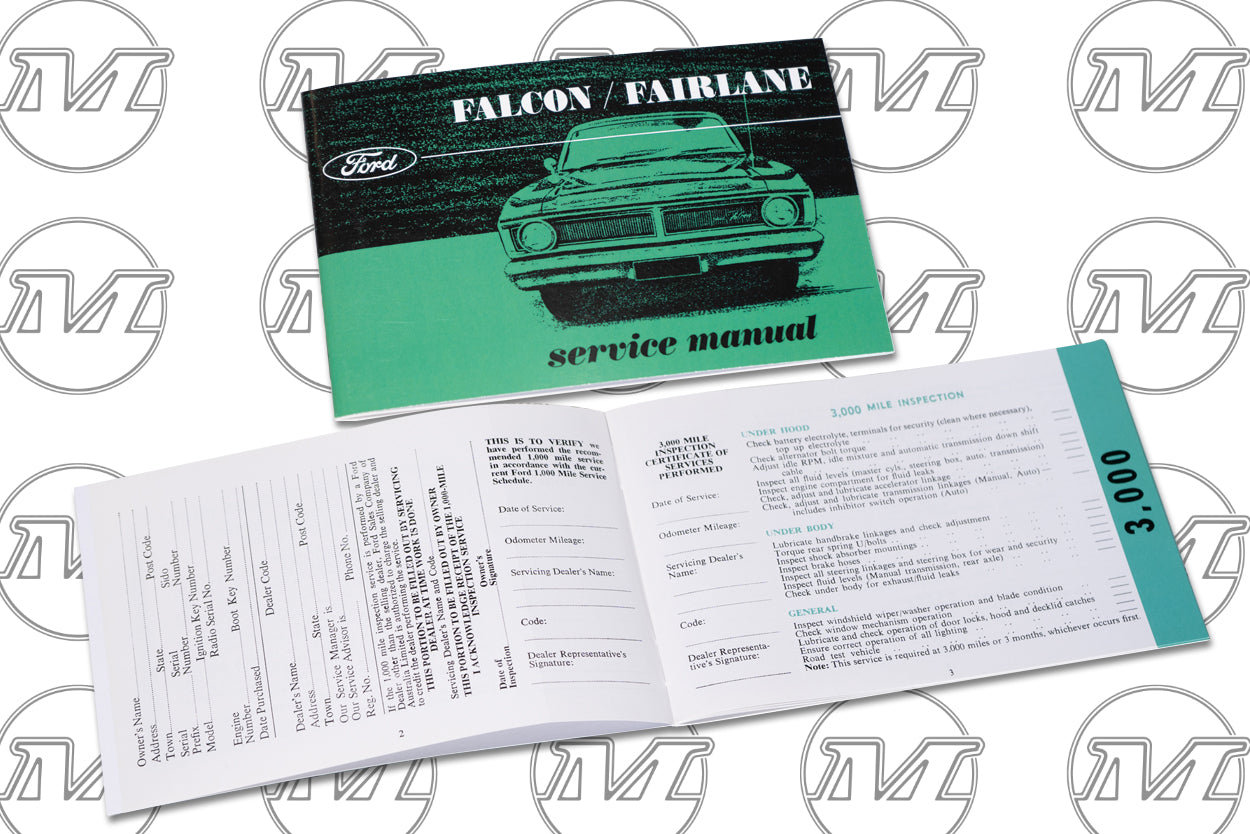 XY ZD FALCON FAIRLANE SERVICE MANUAL Mustang Auto Parts Australia