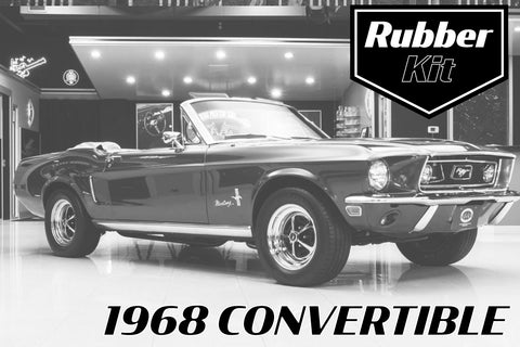 COMPLETE RUBBER KIT 1968 CONVERTIBLE