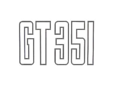 BOOT DECAL 351 GT SILVER