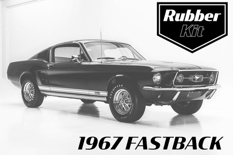 COMPLETE RUBBER KIT 1967 FASTBACK