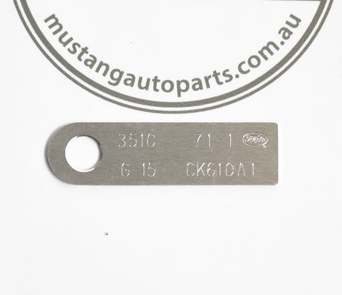 ENGINE ID TAG CK610A1