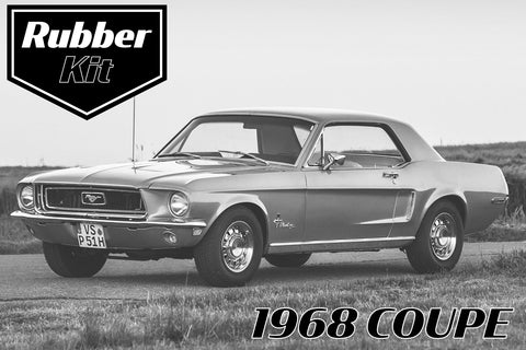 COMPLETE RUBBER KIT 1968 COUPE