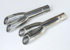 DUAL OUTLET EXHAUST TIPS 1967-1969