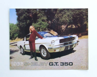SALES BROCHURE 1966 SHELBY GT350
