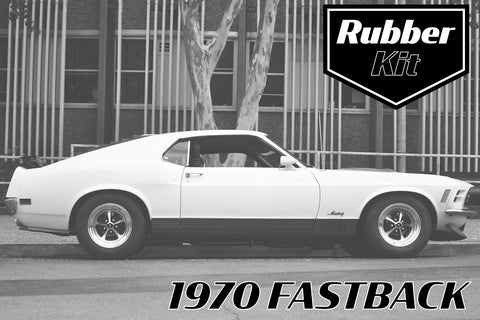 COMPLETE RUBBER KIT 1970 FASTBACK